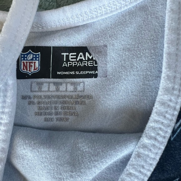 Team Apparel White and Navy Sleepwear - Picture 2 of 2